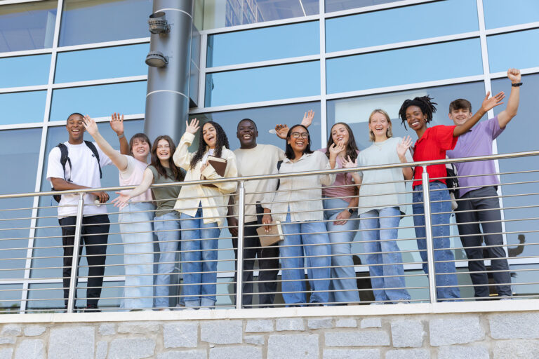 undergraduate student preaching during chapel service